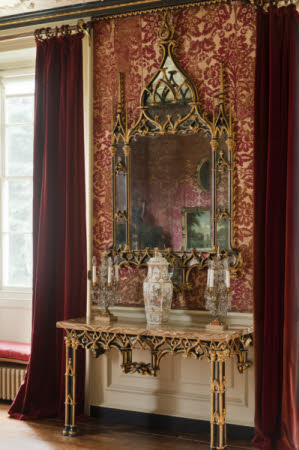Pier-table and pier-glass in the Further Drawing Room, The Vyne, Hampshire.