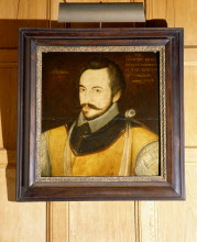 Portrait of Sir Humphrey Gilbert, c1584 at Compton Castle - National Trust Images