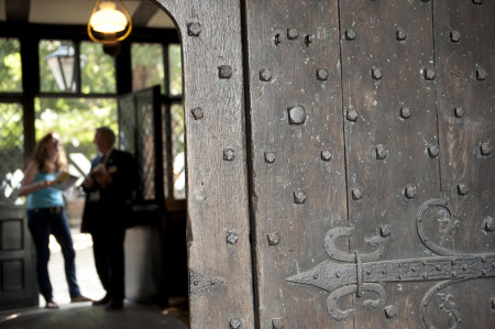 Visitors at Speke Hall, Liverpool