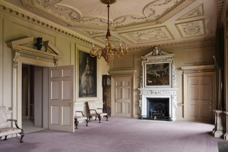 The Saloon at Wimpole Hall, Cambridgeshire.
